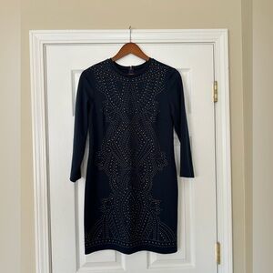 Nicole Miller Studded Mini Dress